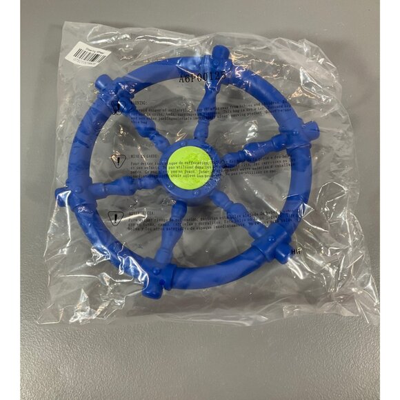 Backyard Discovery Premium Steering Wheel - Blue and Lime - NO HARDWARE - Picture 1 of 2